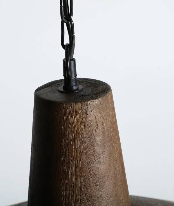 LÁMPARA DE TECHO DE MADERA OPLEV calidez natural con elegancia artesanal - Lámparas de techo - El Workshop - madera de mango