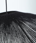 LÁMPARA DE TECHO TULUM negro en algodón lámpara colgante