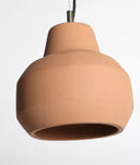 Lámpara de techo claro en terracota