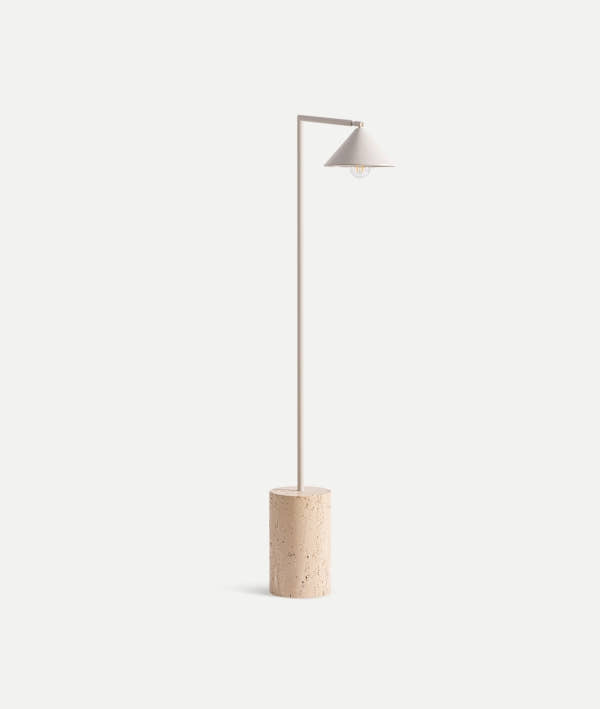 LÁMPARA DE PIE SAND minimalismo natural y luz cálida