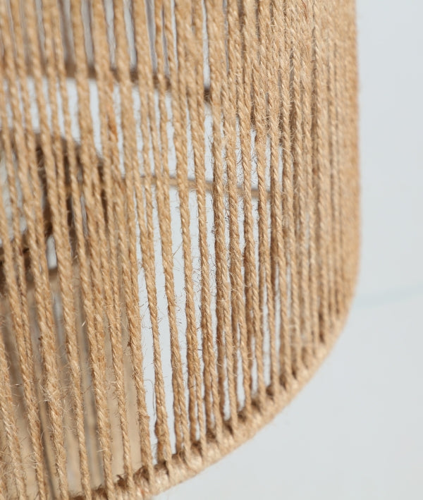 LÁMPARA DE MESA BACALAR marrón claro en yute