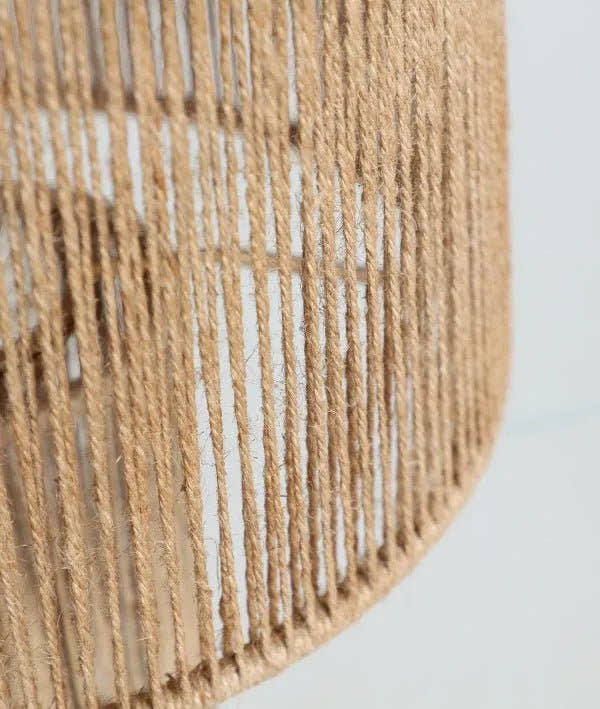LÁMPARA DE MESA BACALAR marrón claro en yute - Lámparas de mesa - El Workshop - yute