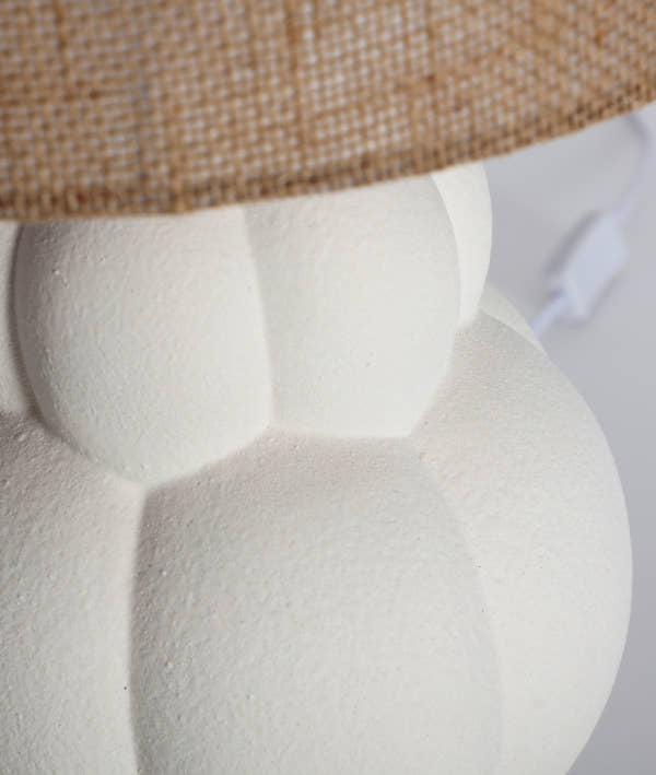 BULLA TABLE LAMP: organic shapes and contemporary elegance