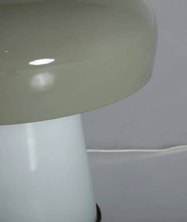 LÁMPARA DE MESA CORTONA vidrio en tonos verde y blanco - Lámparas de mesa - El Workshop - vidrio