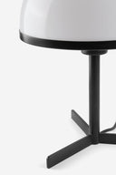 lámpara de sobremesa de acero y metacrilato negro satinado, vista 4