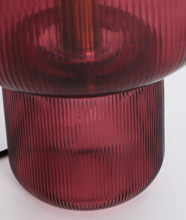 LÁMPARA DE MESA SIRA elegancia retro con carácter escultural - Lámparas de mesa - El Workshop - cristal