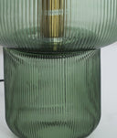 LÁMPARA DE MESA SIRA sofisticación en verde y oro - Lámparas de mesa - El Workshop - cristal