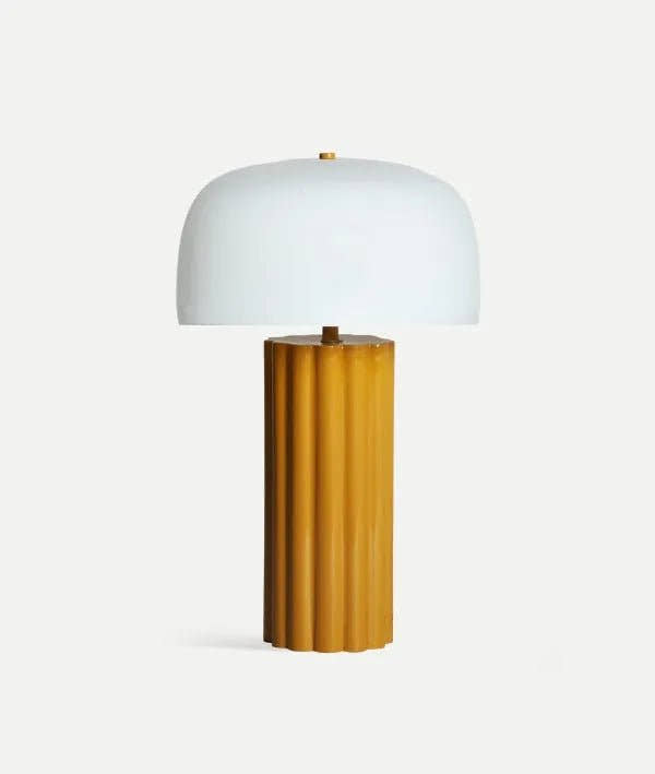 LÁMPARA DE MESA TRESA modernidad y de cerámica con textura - Lámparas de mesa - El Workshop - hierro