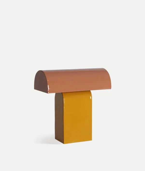 TAFELLAMP VEZIA moderniteit en kleur met een verfijnde stijl in geel