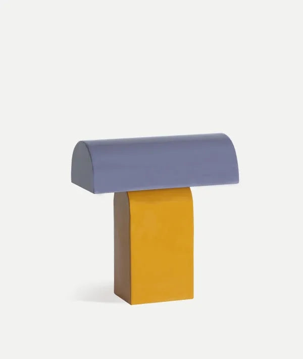 TAFELLAMP VEZIA frisheid en stijl in moderne harmonie in paars met glanzende afwerking