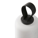 lámpara portátil recargable de exterior de textil y polietileno blanco ø20 x 34 cm 12 w ip54, vista 3