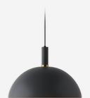 Lámpara Renata Colgante Bell - Negro mate sobre fondo gris de estudio