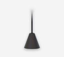 Lámpara Rimini Colgante 27K - Negro mate sobre fondo gris de estudio