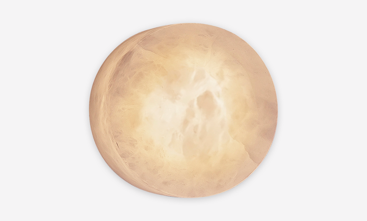 Rock Wall Lamp 18 27K IP44 - Black base and alabaster shade