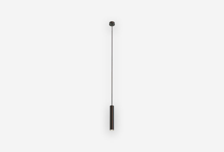 Lámpara Rose Colgante 25 - Negro mate sobre fondo gris de estudio