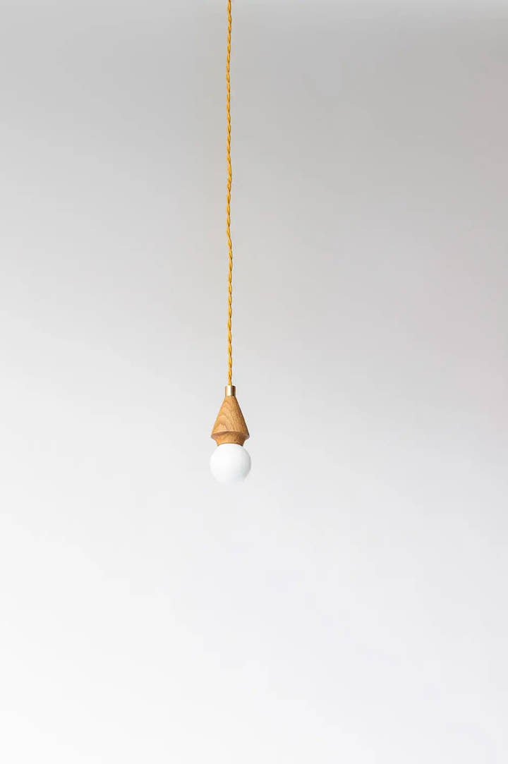 Lámpara colgante Chondhi - Lámpara - El Workshop - madera - oscura