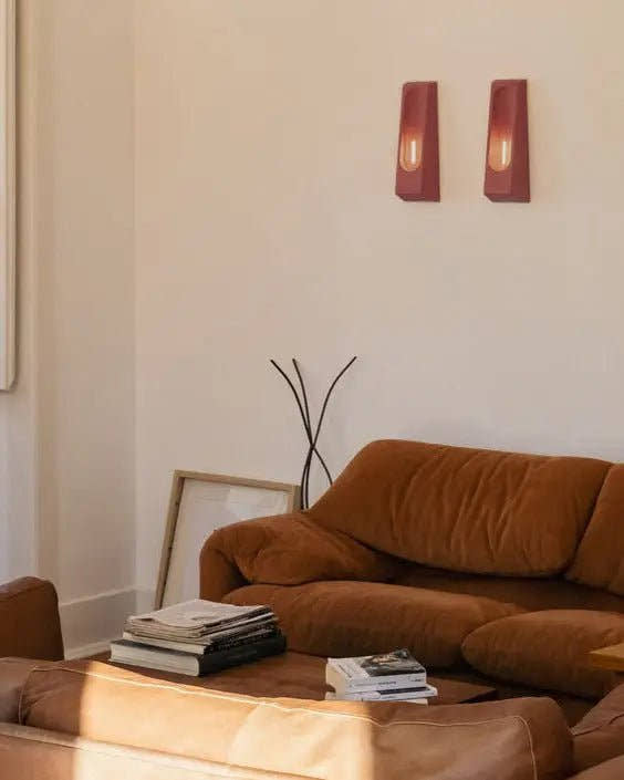 Aplique de pared lámpara Alcove - Lámpara - El Workshop - tinto