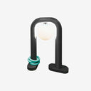 lampara de mesa game negro dovain studio