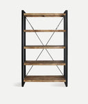 LIBRERÍA GUADALEST madera robusta y estructura de metal en marrón - Librerías y estanterías - El Workshop - madera de mango