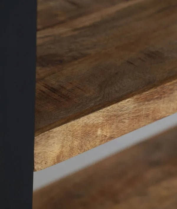 LIBRERÍA GUADALEST madera robusta y estructura de metal en marrón - Librerías y estanterías - El Workshop - madera de mango