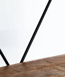 LIBRERÍA GUADALEST madera robusta y estructura de metal en marrón - Librerías y estanterías - El Workshop - madera de mango