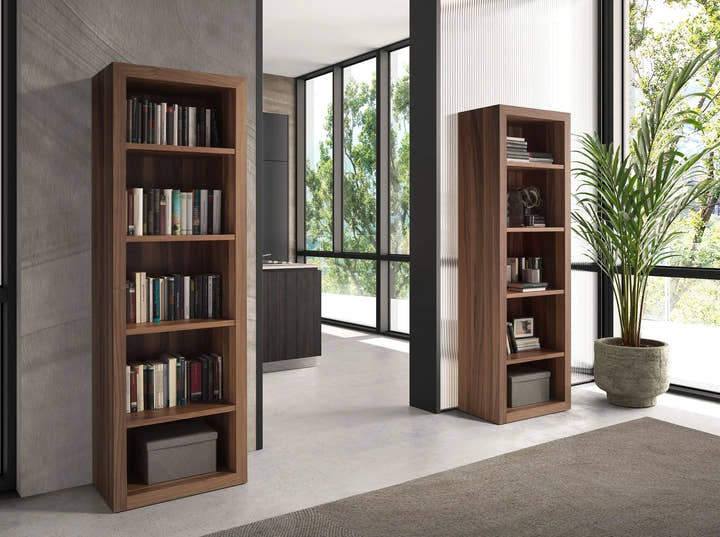 Estantería de madera nogal - Estantería - El Workshop - madera - oscura