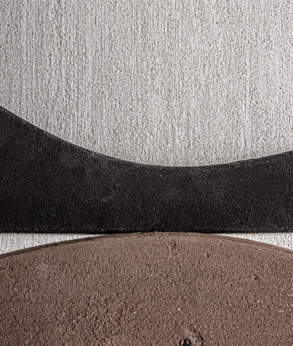 Lienzo HAGENG abstracto con formas geométricas y bloques de color