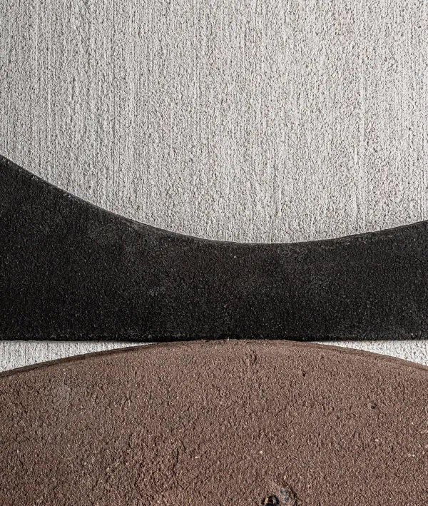 Abstract HAGENG-canvas met geometrische vormen en kleurblokken