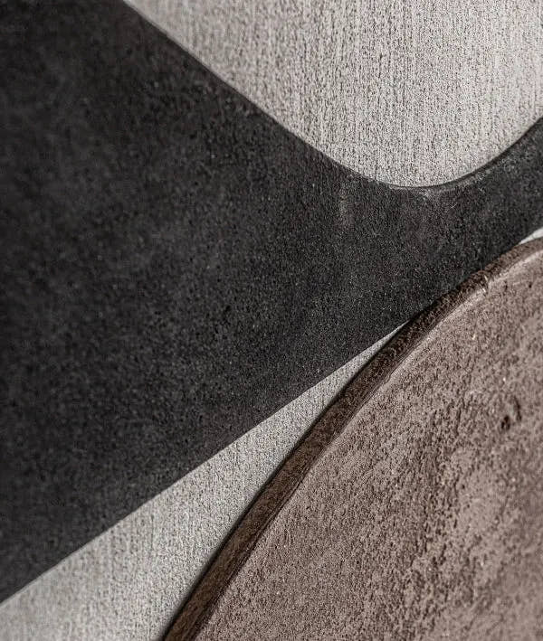 Lienzo HAGENG abstracto con formas geométricas y bloques de color - Pinturas y lienzos - El Workshop - madera mdf