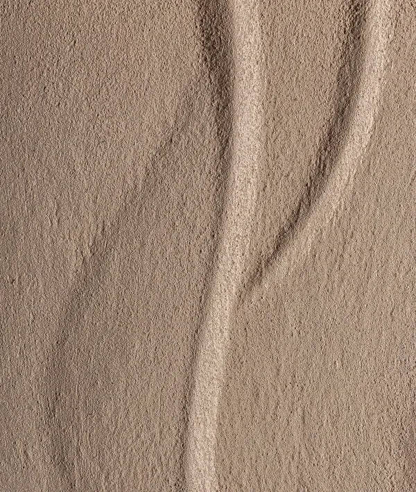 Lienzo WERLE beige en madera, relieve con patrones suaves y curvos - Pinturas y lienzos - El Workshop - madera mdf