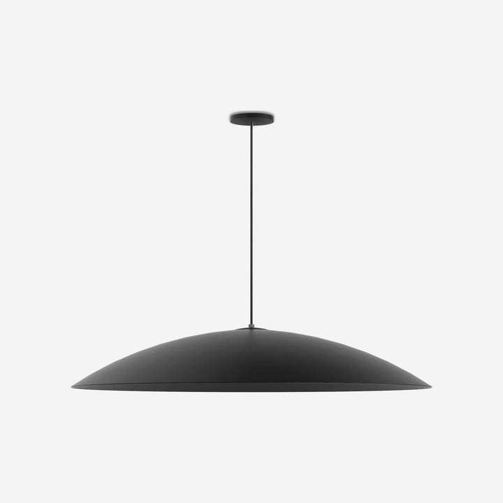 Lámpara Lira Colgante de 60 cm en negro mate