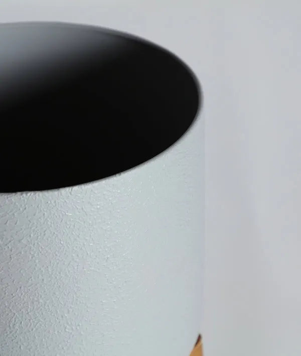 Maceta JERGES estructura de hierro gris