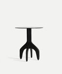 Mesa auxiliar BICKERTON con estructura en madera de mango y acabado negro