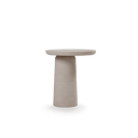 Mesa auxiliar Cala en microcemento en ambiente decorado (2)