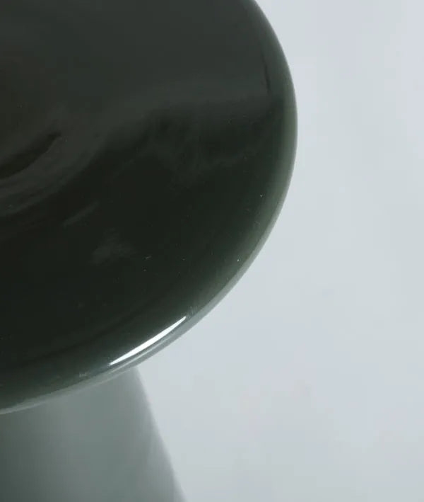 MESA AUXILIAR CASSIS DE CRISTAL VERDE