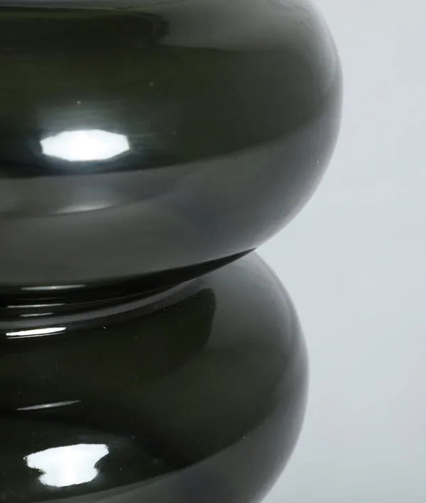 HALLSTAT ZWART GLAS BIJZETTAFEL