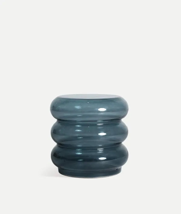 KOTOR BLUE GLASS SIDE TABLE