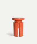 MESA AUXILIAR LAUSANA fabricada en hierro resistente en tono rojo vibrante - Mesas auxiliares - El Workshop - hierro