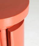 MESA AUXILIAR LAUSANA fabricada en hierro resistente en tono rojo vibrante - Mesas auxiliares - El Workshop - hierro