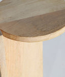 MESA AUXILIAR LESZNO madera natural de alta calidad calidez y estilo