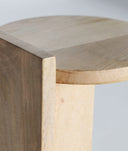 MESA AUXILIAR LESZNO madera natural de alta calidad calidez y estilo