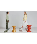 MESA AUXILIAR OLTEN en hierro resistente en tono mostaza - Mesas auxiliares - El Workshop - hierro