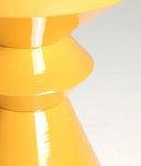 MESA AUXILIAR OLTEN en hierro resistente en tono mostaza - Mesas auxiliares - El Workshop - hierro