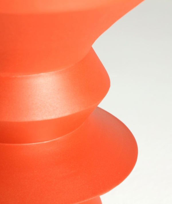 MESA AUXILIAR THUN naranja en hierro