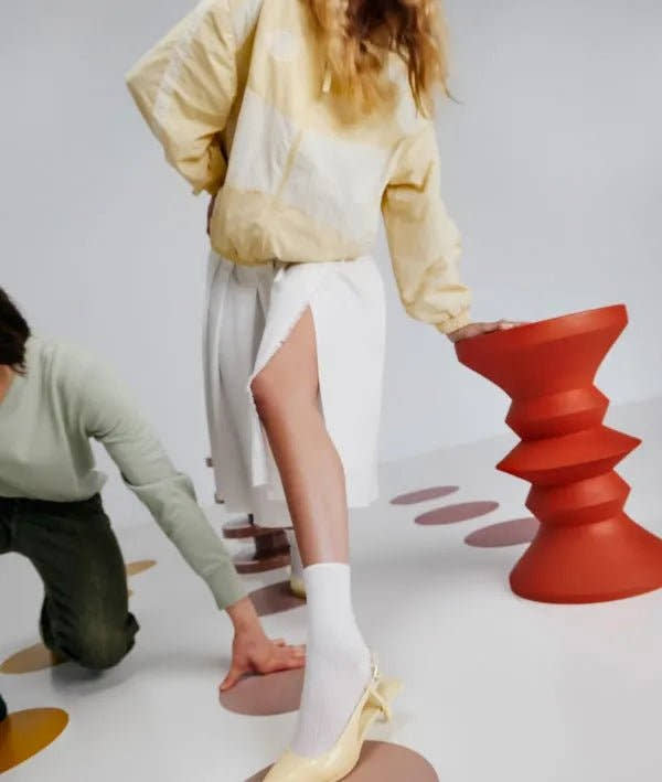 MESA AUXILIAR THUN naranja en hierro - Mesas auxiliares - El Workshop - hierro