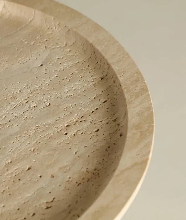 Mesa auxiliar VIDEIX sobre y base de madera de abedul en marrón - Mesas auxiliares - El Workshop - madera de abedul