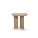 Mesa auxiliar Zen en roble en ambiente decorado (2)