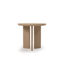 Mesa auxiliar Zen en roble en ambiente decorado (6)
