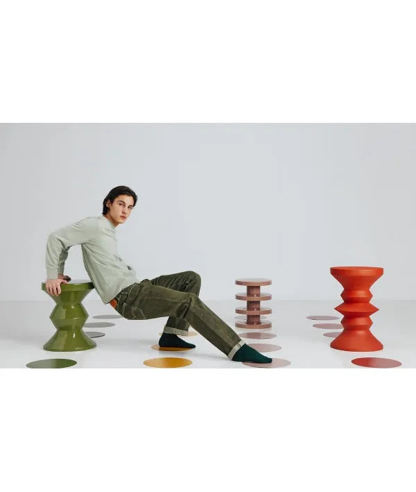 MESA AUXILIAR ZUG verde en hierro