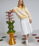 MESA AUXILIAR ZUG verde en hierro